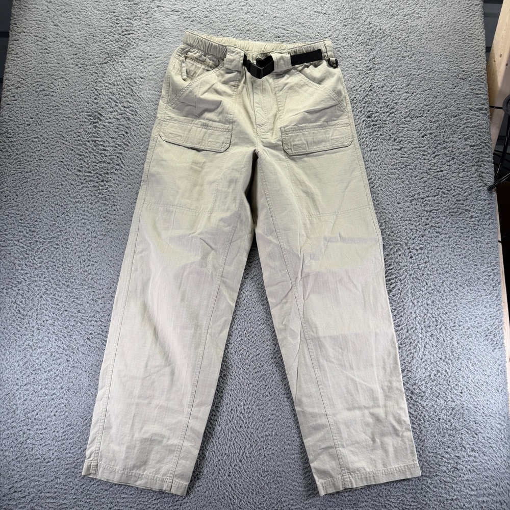 Task Force Tactical Pant Mens M Beige Cotton Cargo Straight Leg Ripstop Utility